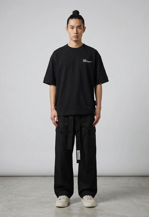 IRASUTO STUDIO KOI TEE BLACK