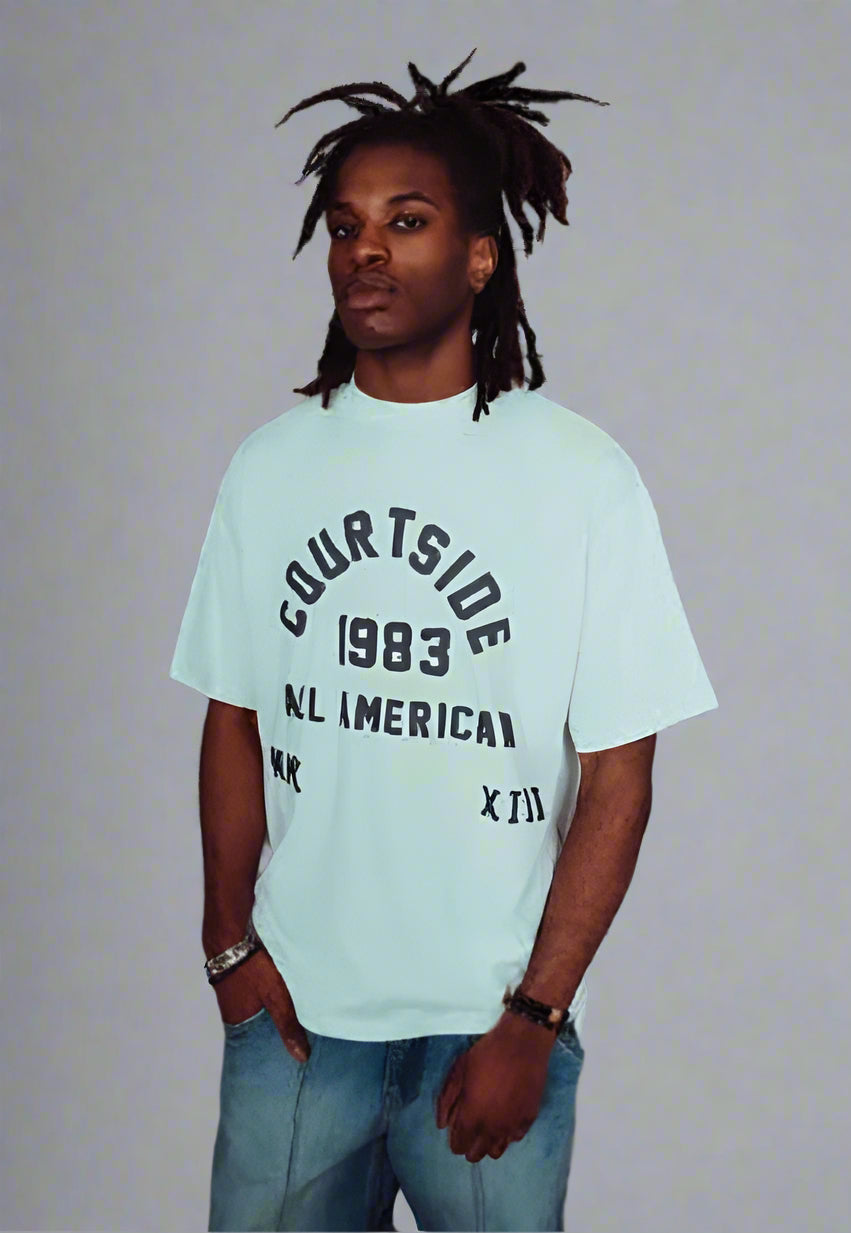 COURTSIDE 1983 TEE SHIRT WHITE