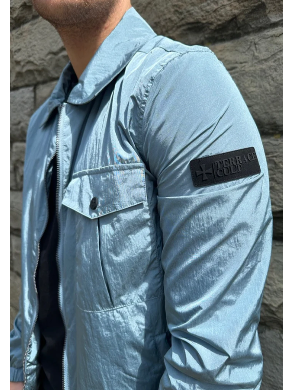 Terrace Cult Zingaro Overshirt Silver Blue