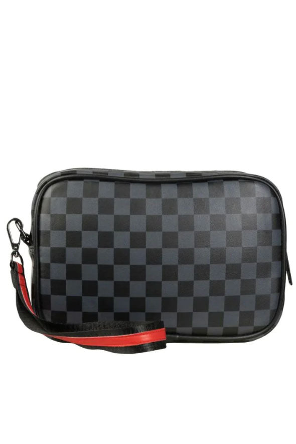THE ENEMY CHECKED WASH BAG