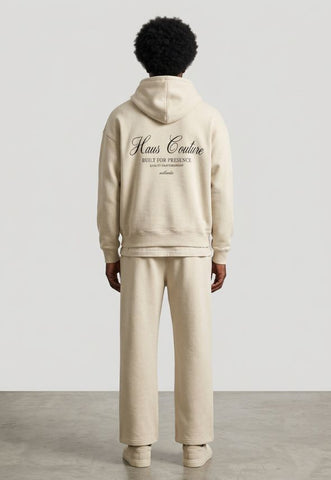 HAUS COUTURE 3 PIECE SIGNATURE TRACKSUIT BEIGE