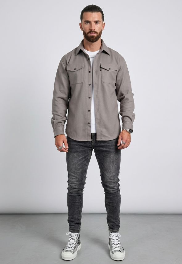CAPO OVERSHIRT GREY