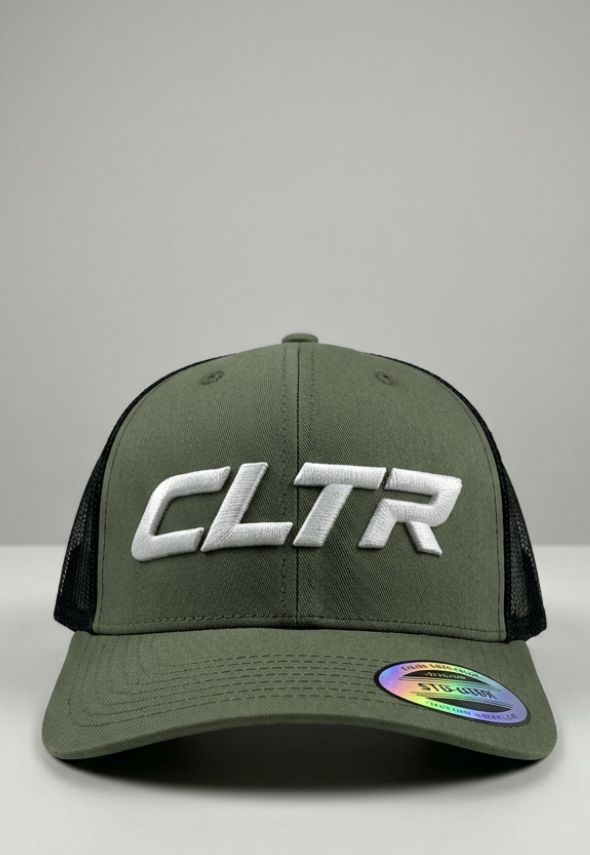 CLTR VTCR TRUCKER CAP OLIVE/ BLACK