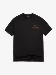 TELA CRUZ BLACK / TAUPE DEPT DE LA TELA T SHIRT