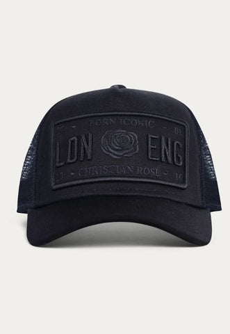 CHRISTIAN ROSE WASHED ICON BLACK/ BLACK