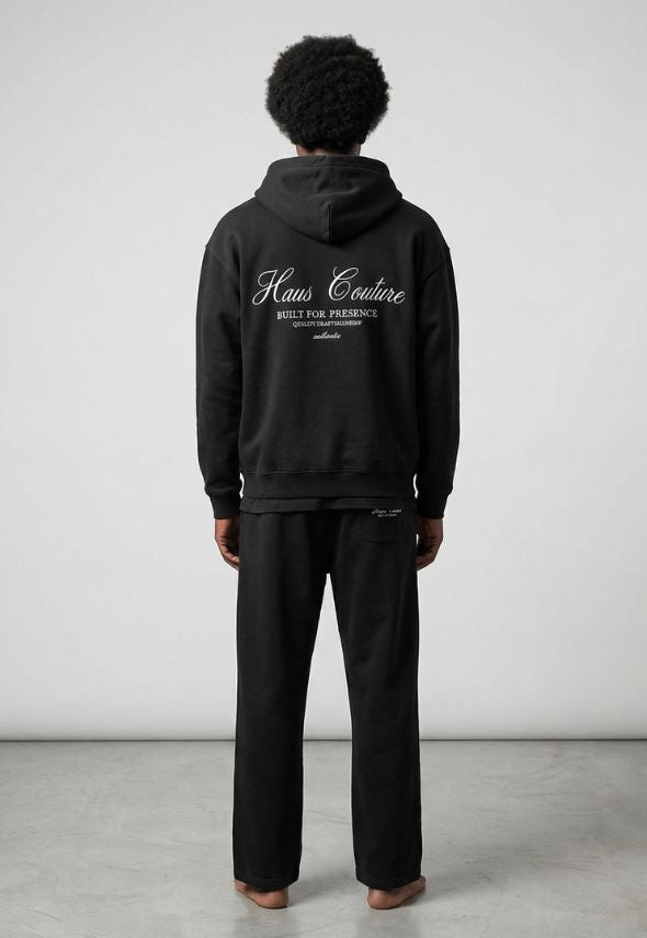 HAUS COUTURE 3 PIECE SIGNATURE TRACKSUIT BLACK