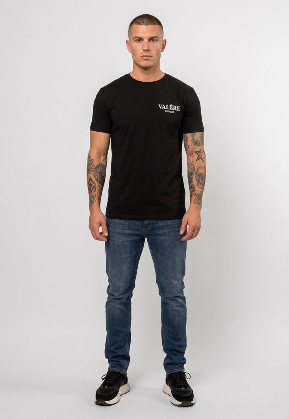 VALERE MILANO GRECO T-SHIRT BLACK