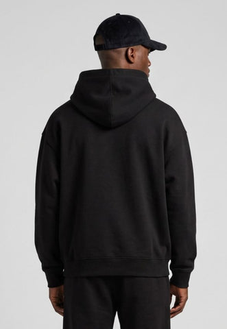 CHRISTIAN ROSE CR HOODIE ZIP-UP BLACK