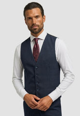 Cavani Caridi Navy Waistcoat