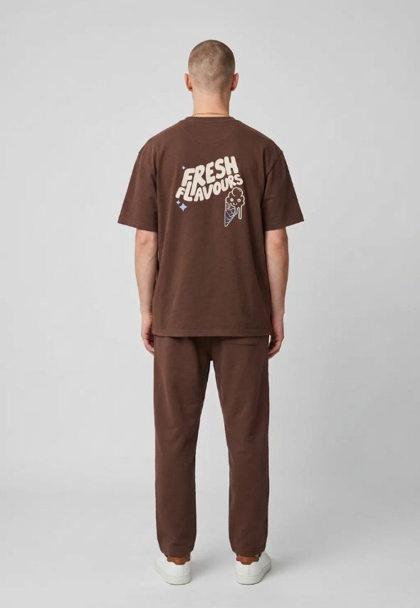 FRESH FLAVOURS T-SHIRT BROWN