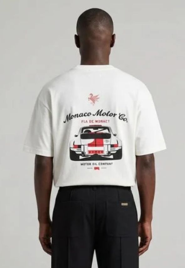 PAS DE MONACO ATELIER OFF WHITE T-SHIRT