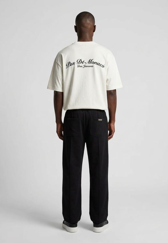 PAS DE MONACO CREST OFF-WHITE T-SHIRT