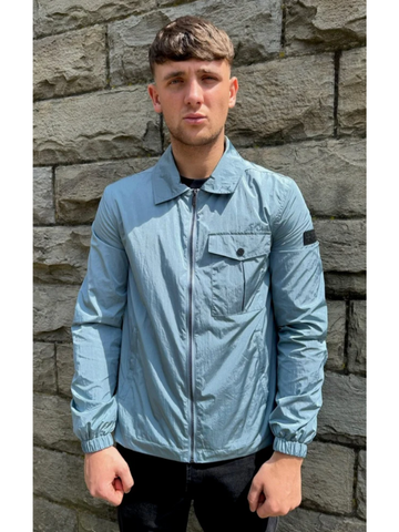 Terrace Cult Zingaro Overshirt Silver Blue