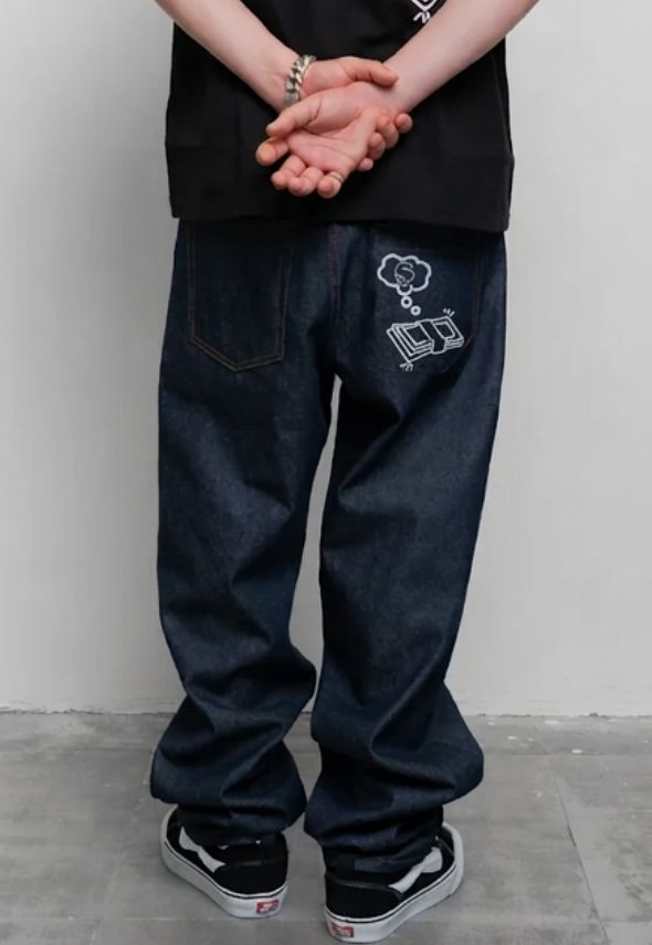 FRESH FLAVOURS CASH JEAN RAW DENIM BLUE