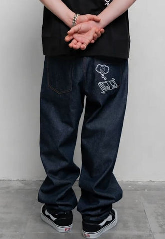 FRESH FLAVOURS CASH JEAN RAW DENIM BLUE