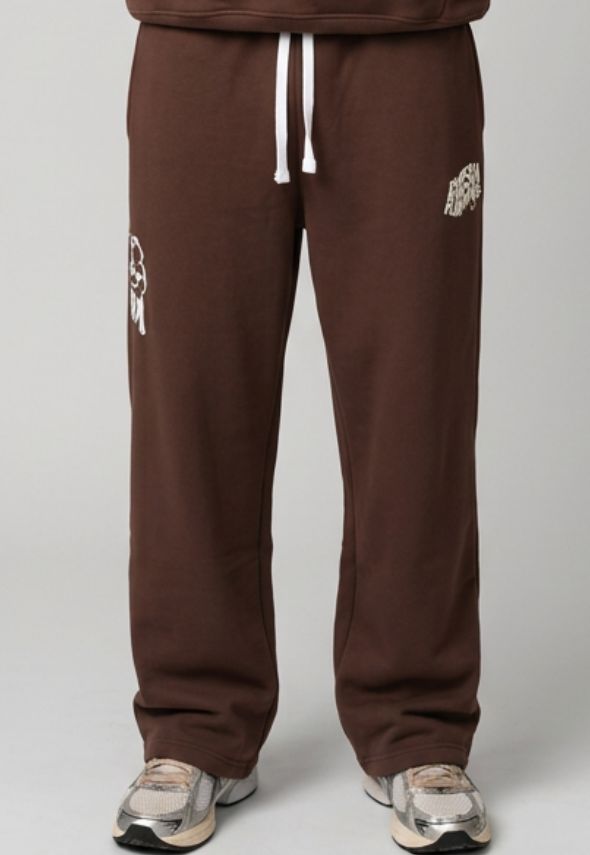 FRESH FLAVOURS JOGGERS BROWN