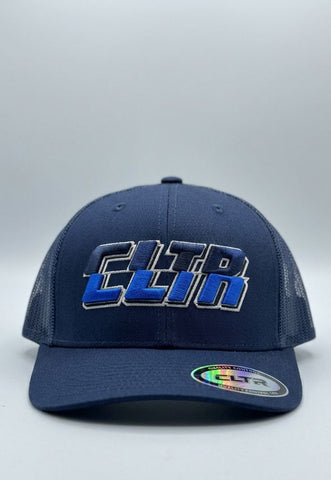 CLTR THROWBACK TRUCKER CAP NAVY/BLUE