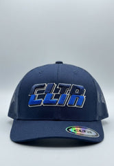 CLTR THROWBACK TRUCKER CAP NAVY/BLUE