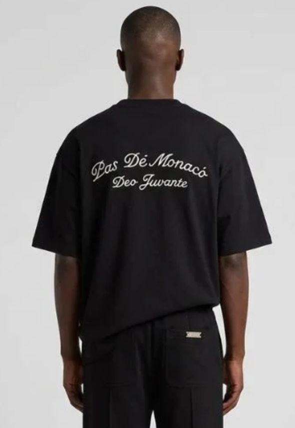 PAS DE MONACO ROYS BLACK T-SHIRT