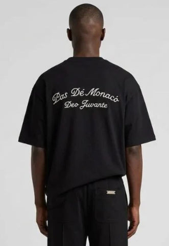 PAS DE MONACO ROYS BLACK T-SHIRT