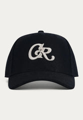 CHRISTIAN ROSE CAP WOOL BLACK