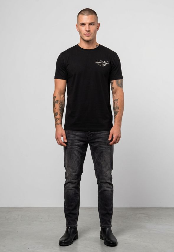 VALERE MILANO MARMORA T-SHIRT BLACK