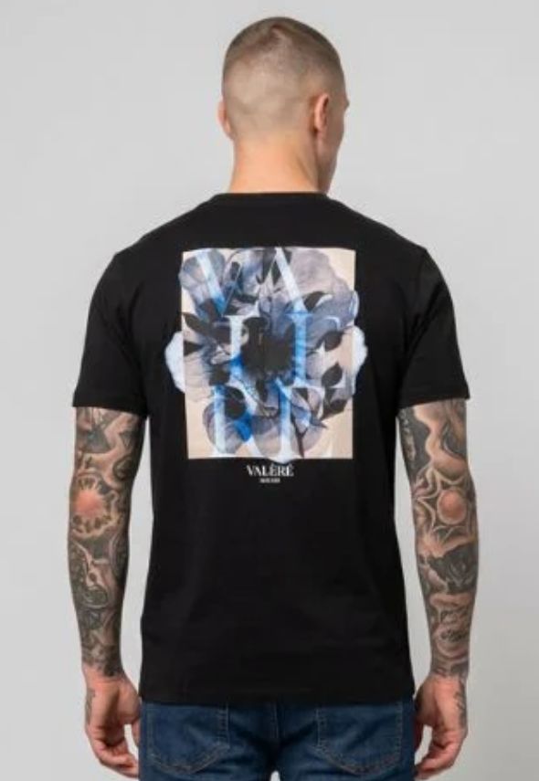 VALERE MILANO LINAS T-SHIRT BLACK