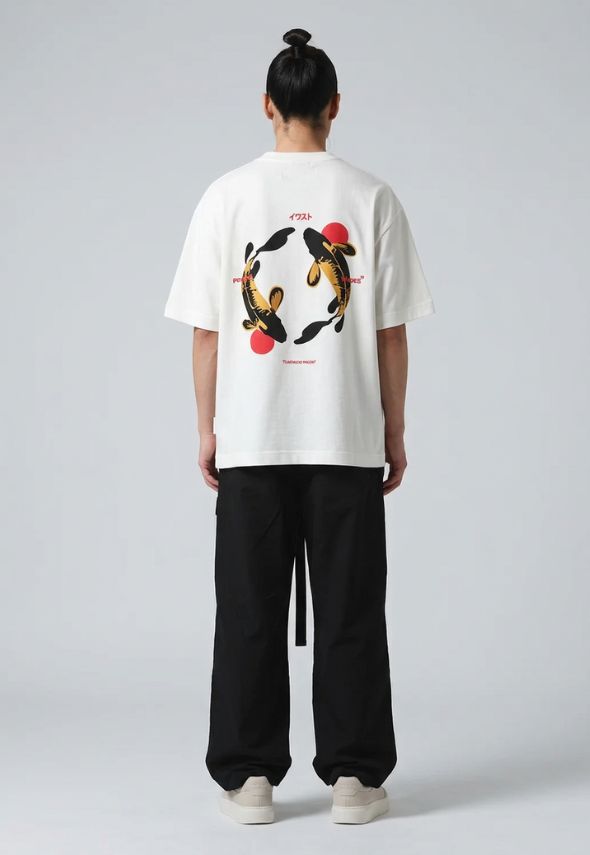 IRASUTO STUDIO KOI TEE OPTIC WHITE