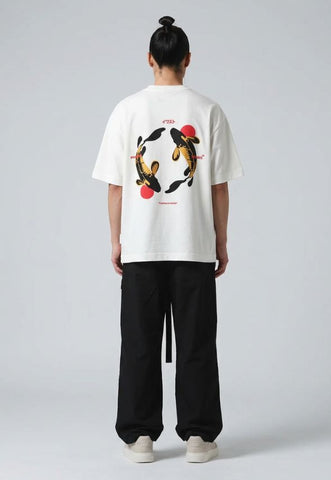IRASUTO STUDIO KOI TEE OPTIC WHITE