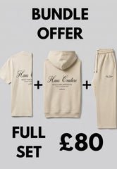 HAUS COUTURE 3 PIECE SIGNATURE TRACKSUIT BEIGE