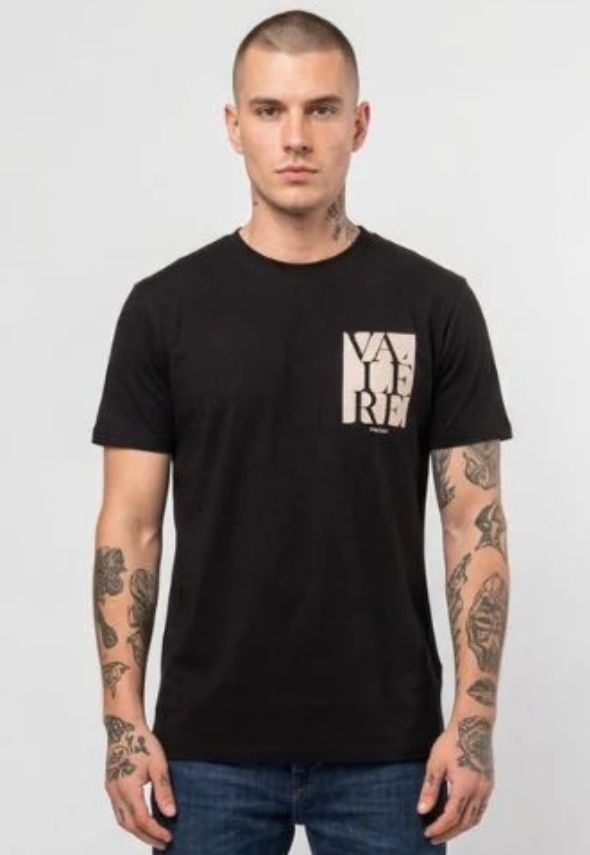 VALERE MILANO LINAS T-SHIRT BLACK