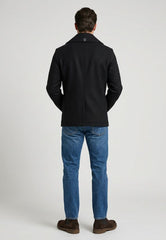 BRUNA NAVY BLUE PEA COAT