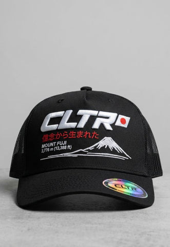CLTR FUJI TRUCKER CAP BLACK/ BLACK