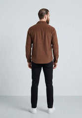 CAPO CORD OVERSHIRT BROWN