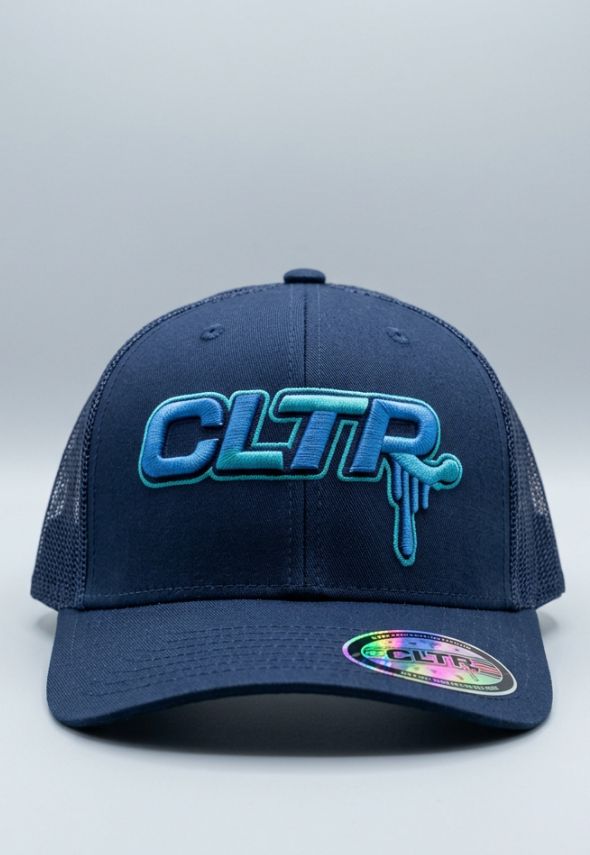 CLTR DRIP TRUCKER CAP NAVY/ BLUE