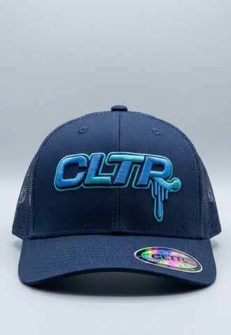 CLTR DRIP TRUCKER CAP NAVY/ BLUE