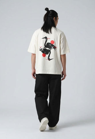 IRASUTO STUDIO KRANE TEE OPTIC WHITE