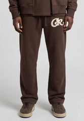CHRISTIAN ROSE CR BROWN JOGGERS