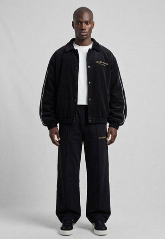 PAS DE MONACO BLASON BLACK CORDED JACKET