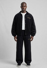 PAS DE MONACO BLASON BLACK CORDED JACKET