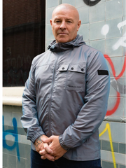 Terrace Cult Malamore Hooded Jacket Silver Grey
