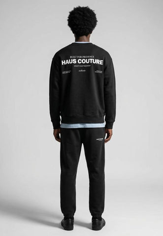 HAUS COUTURE 3 PIECE BLOCK TRACKSUIT BLACK
