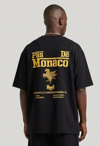 PAS DE MONACO CAVALIER T-SHIRT BLACK