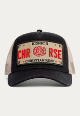 CHRISTIAN ROSE WASHED ICON II BLACK