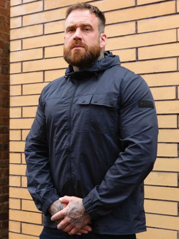 Terrace Cult Malamore Hooded Jacket Navy
