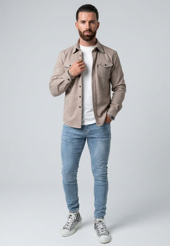 CAPO OVERSHIRT BEIGE