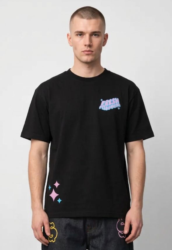 FRESH FLAVOURS DETERGENT T-SHIRT BLACK