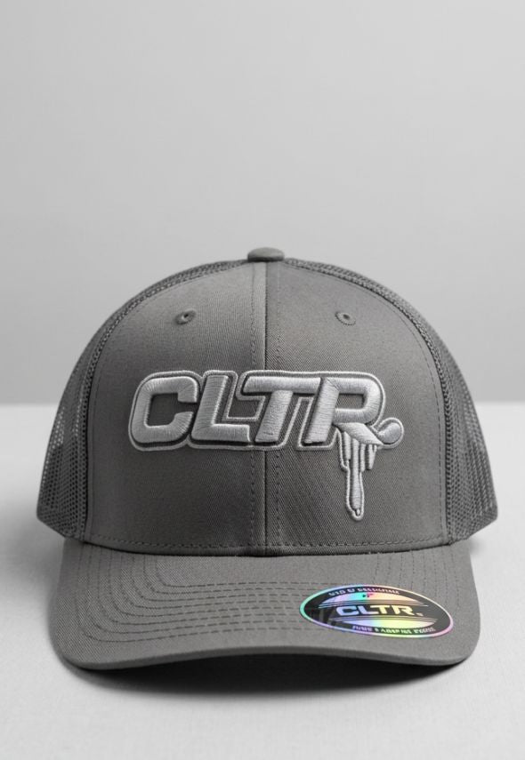 CLTR DRIP TRUCKER CAP GREY/ GREY