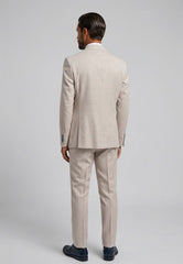Cavani Caridi Beige Single Breasted Blazer