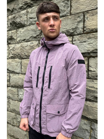 Terrace Cult Tessio Ripstop Jacket  Lilac